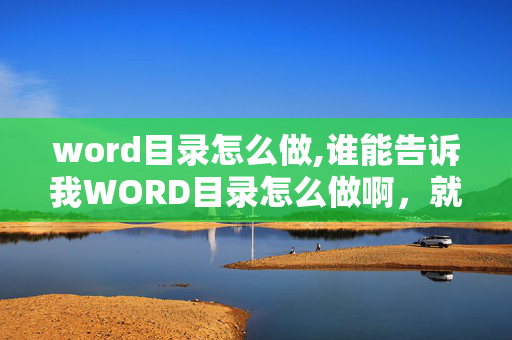 word目录怎么做,谁能告诉我WORD目录怎么做啊，就是一步一步的步骤，我之前看了几个，都没看懂啊