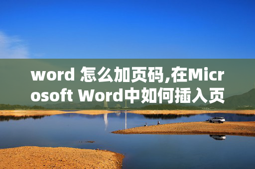 word 怎么加页码,在Microsoft Word中如何插入页码？