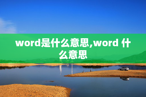 word是什么意思,word 什么意思