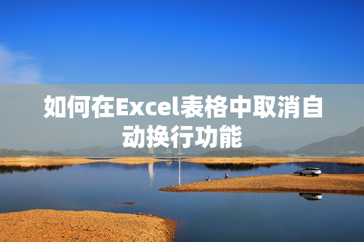 如何在Excel表格中取消自动换行功能