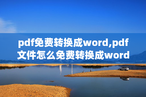 pdf免费转换成word,pdf文件怎么免费转换成word