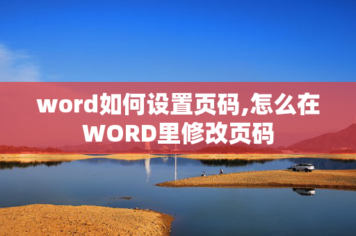 word如何设置页码,怎么在WORD里修改页码