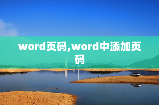 word页码,word中添加页码