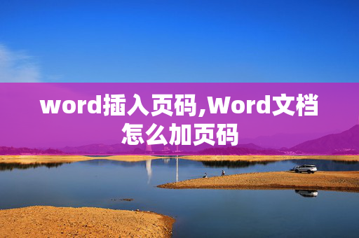 word插入页码,Word文档怎么加页码