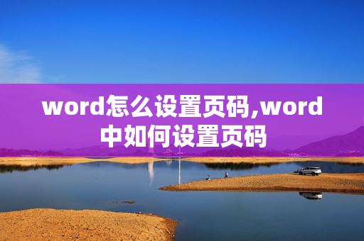 word怎么设置页码,word中如何设置页码