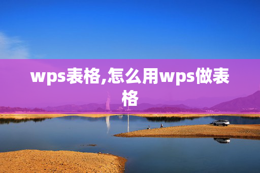 wps表格,怎么用wps做表格