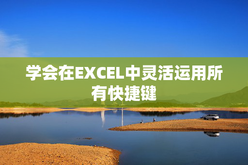 学会在EXCEL中灵活运用所有快捷键