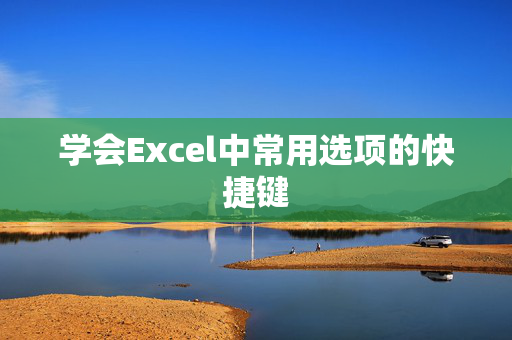 学会Excel中常用选项的快捷键