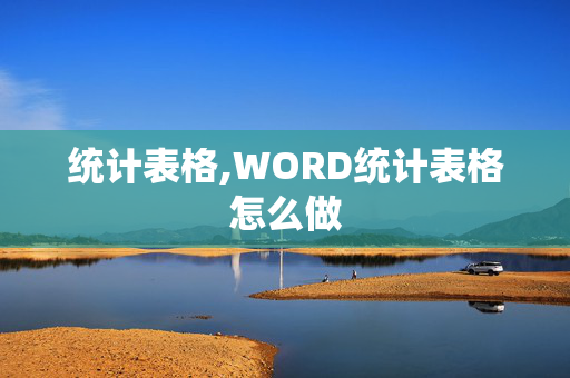 统计表格,WORD统计表格怎么做