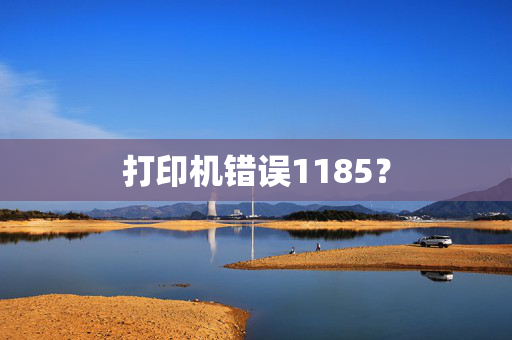 打印机错误1185？