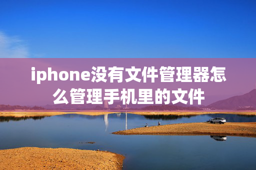 iphone没有文件管理器怎么管理手机里的文件